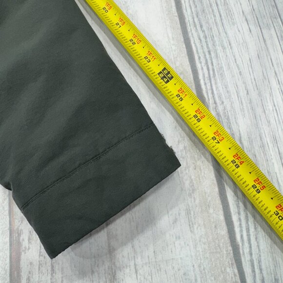 The North Face HYVENT Full Zip Ski Jacket Large Houndstooth Green Mens No Hood - Picture 13 of 16